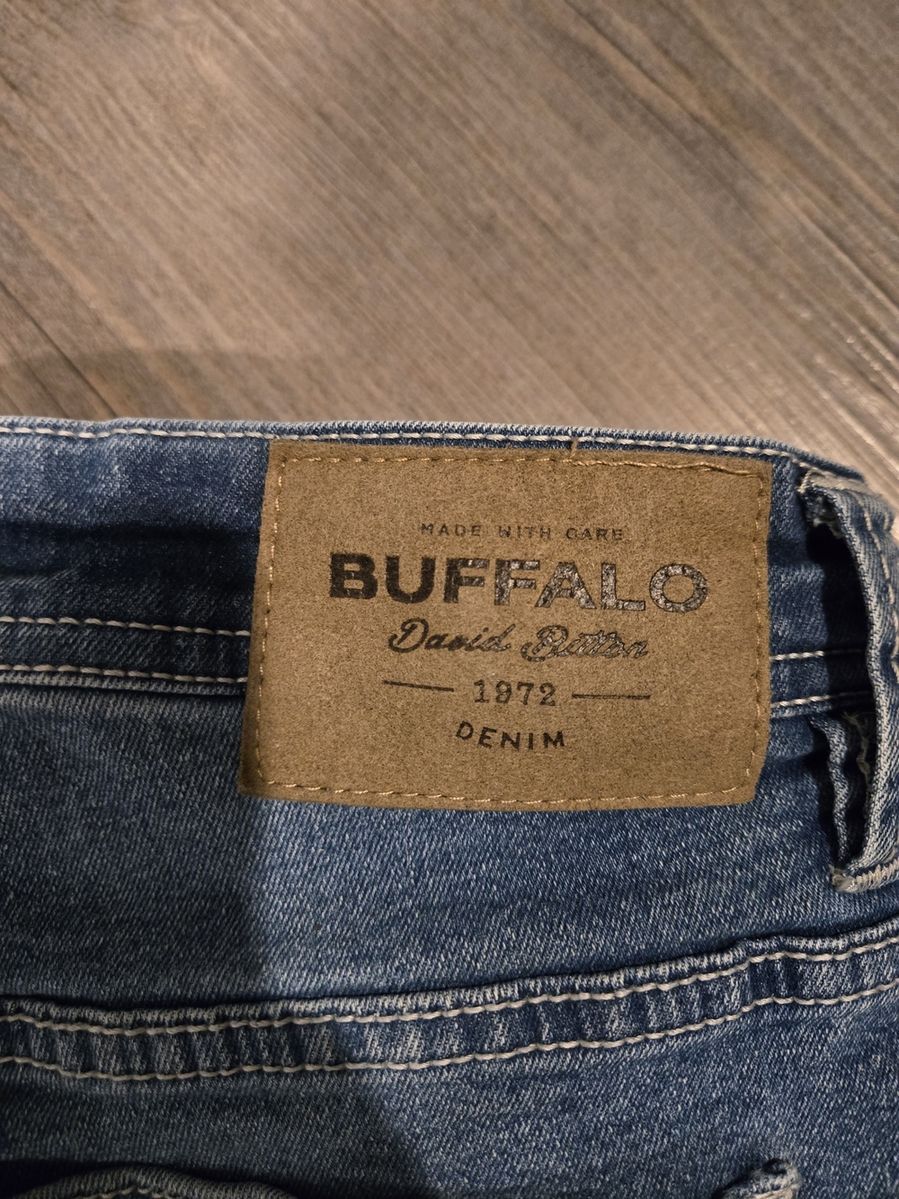 Buffalo David Bitton Slim Straight Light Wash Jeans - Picture 8 of 10